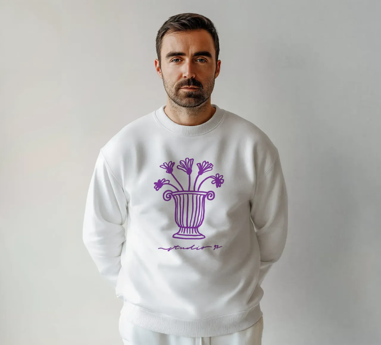 Studio 92 – Purple Bloom felpa da Studio Mooodz