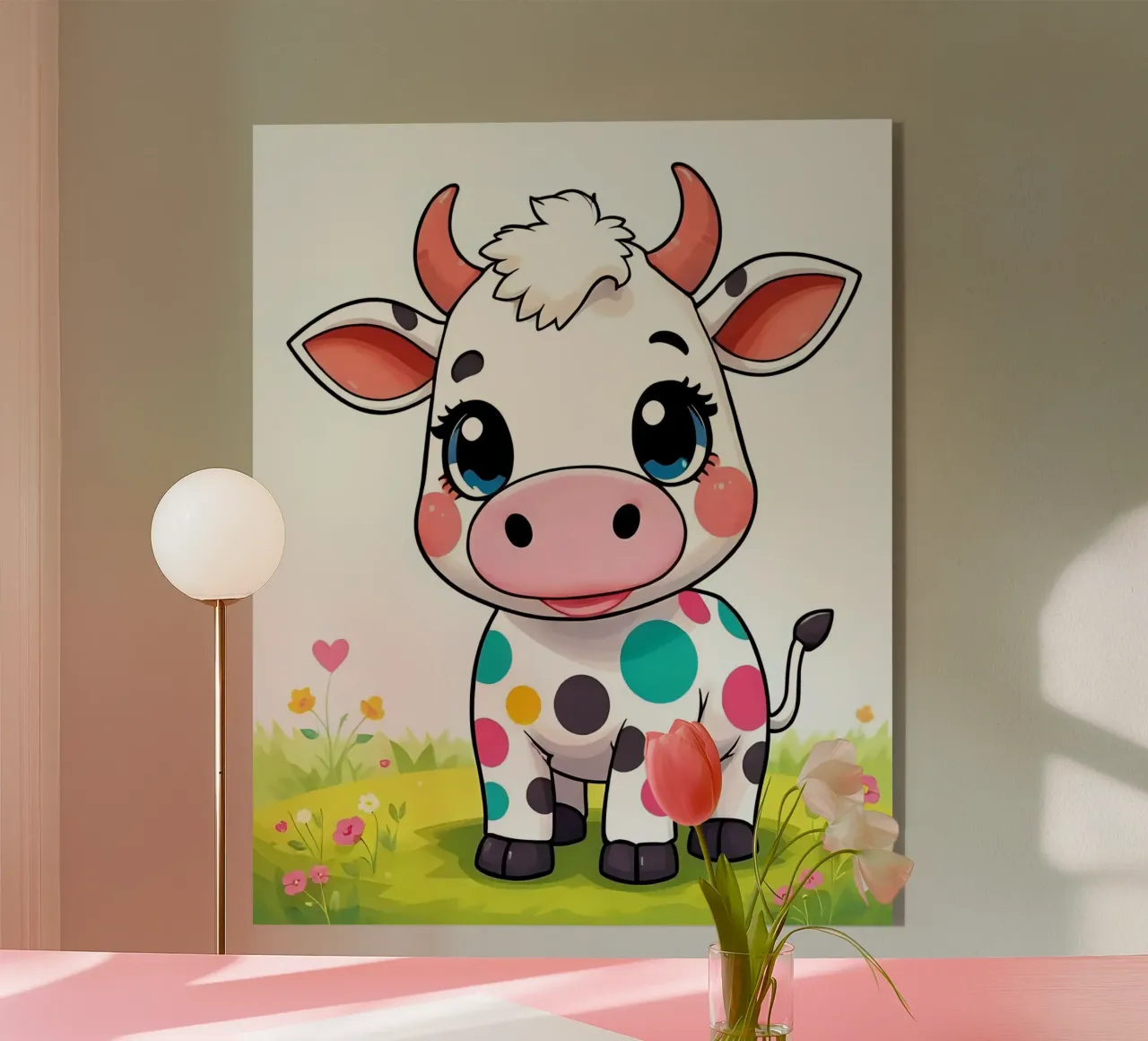 Kuh_1 plexiglass da Tierisch bunt by LK