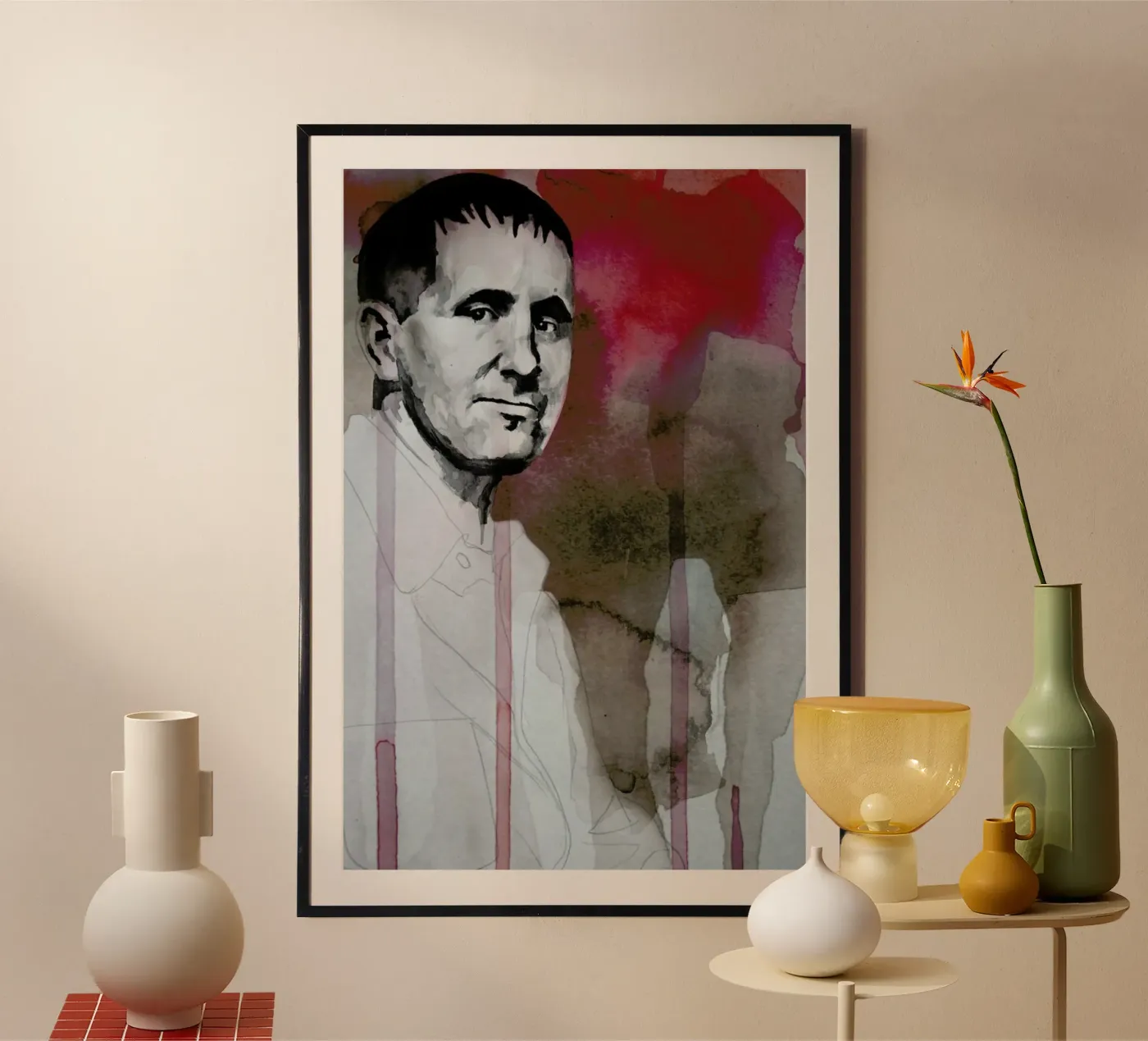 Bertolt Brecht poster de David Diehl
