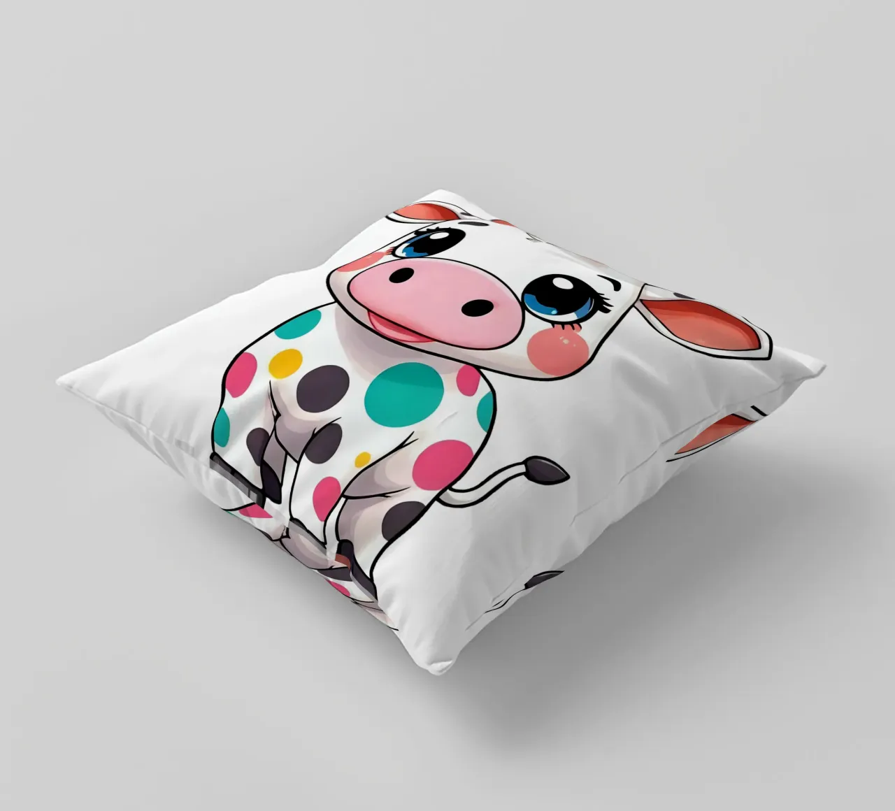 Kuh_1a cuscino da Tierisch bunt by LK