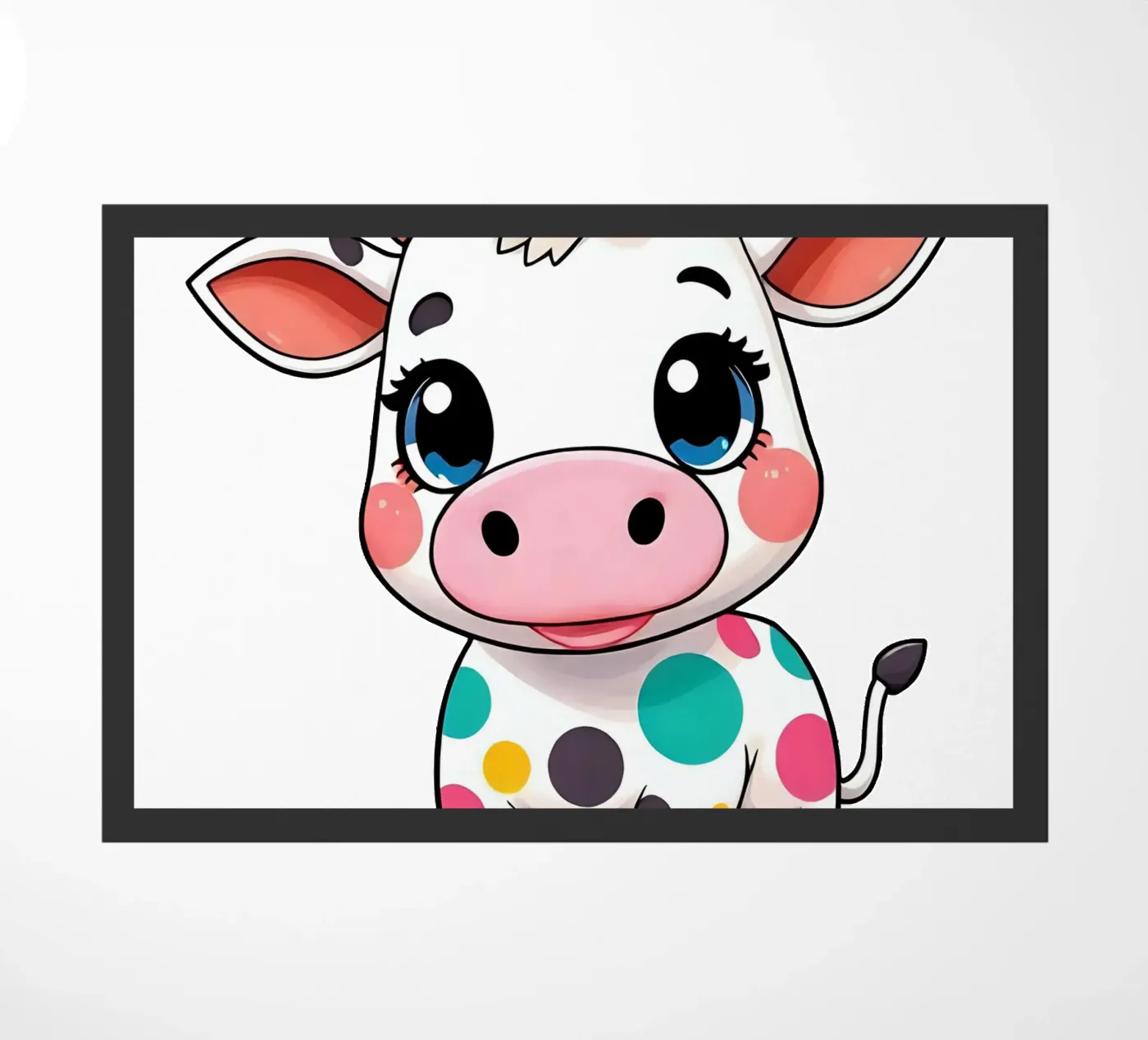 Kuh_1a deurmat van Tierisch bunt by LK