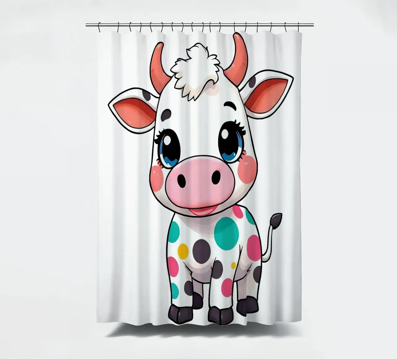 Kuh_1a tenda da doccia da Tierisch bunt by LK