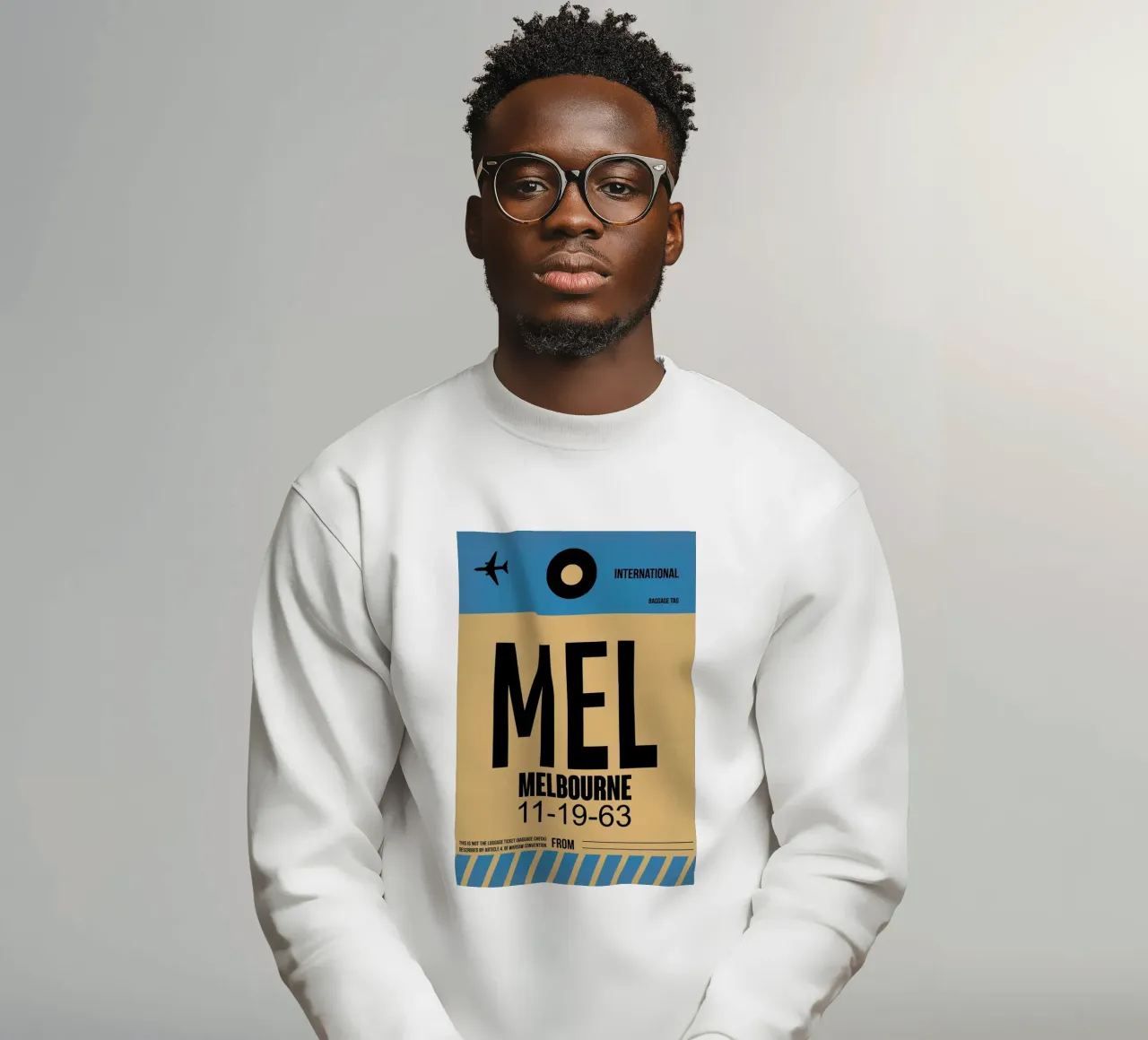 MEL-Melbourne felpa da Naxart