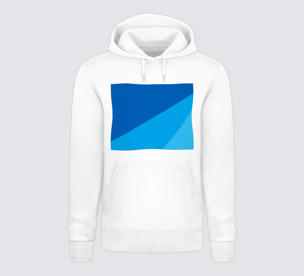 abstract blue design provides a captivating backdrop hoodie by DesignDoodle
