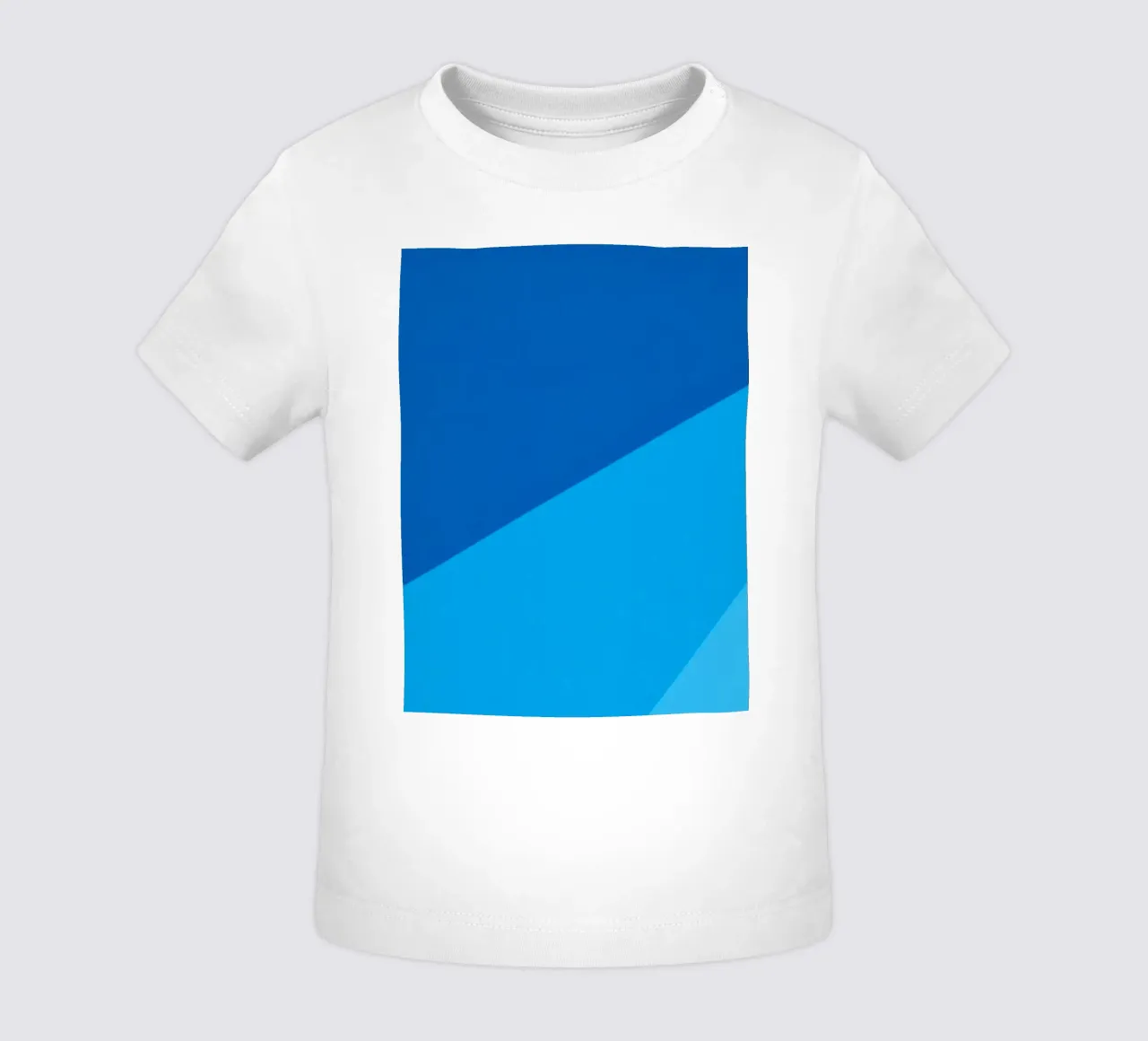 abstract blue design provides a captivating backdrop baby t-shirt by DesignDoodle