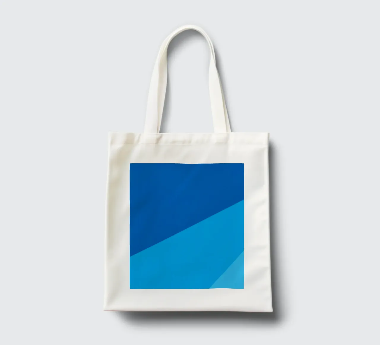 Abstraktes blaues Design bietet einen fesselnden Hintergrund Jutebeutel von DesignDoodle