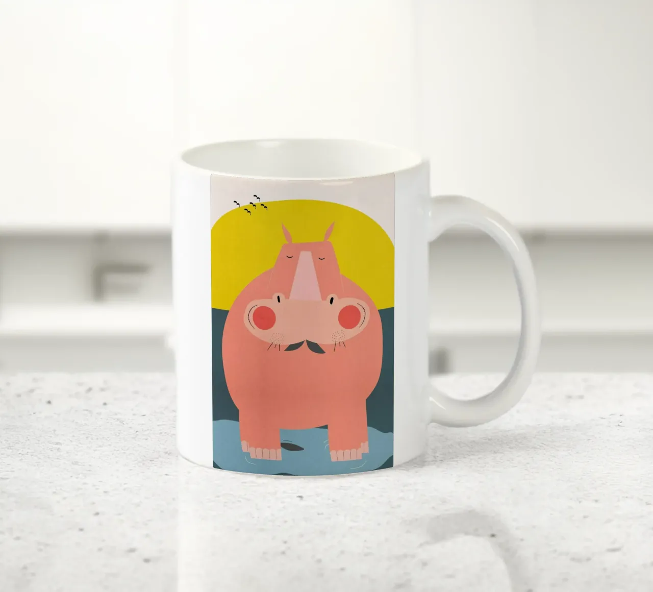 Chilling Out tazza in ceramica da Little Flourishes