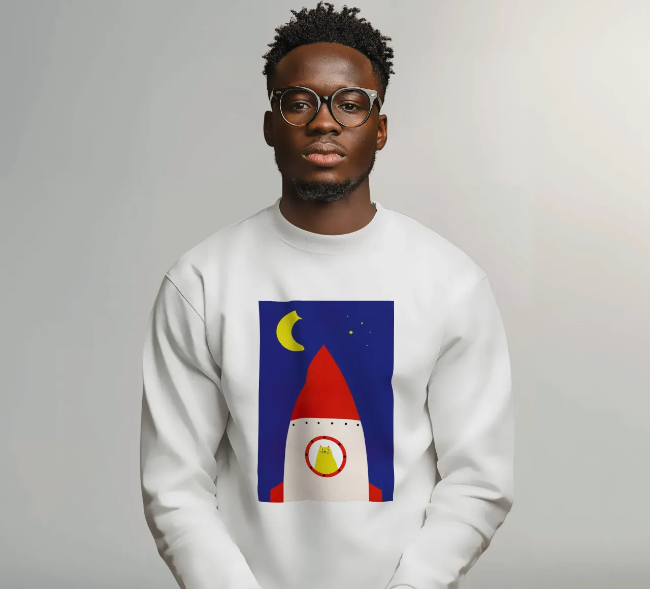 Off to Space felpa da Little Flourishes