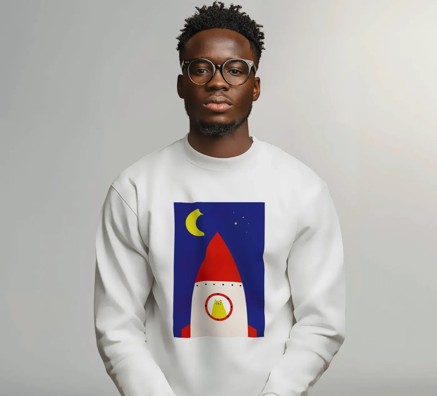 Off to Space felpa da Little Flourishes