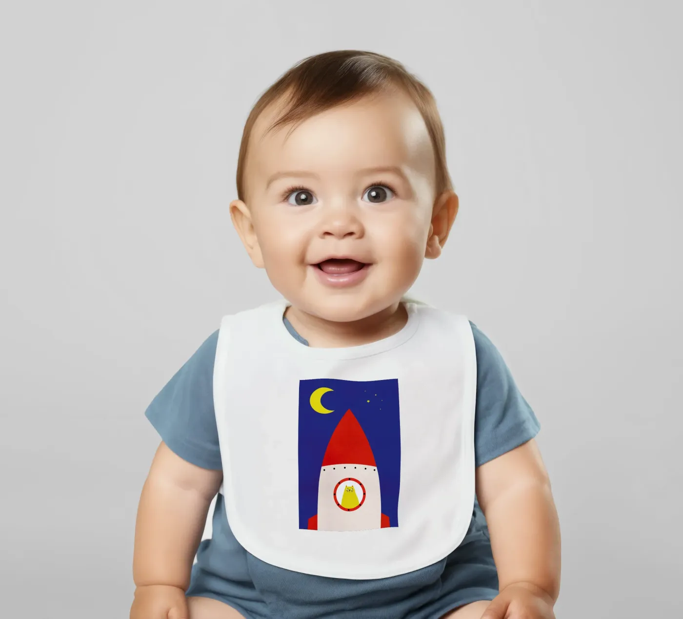 Off to Space bavaglino da Little Flourishes