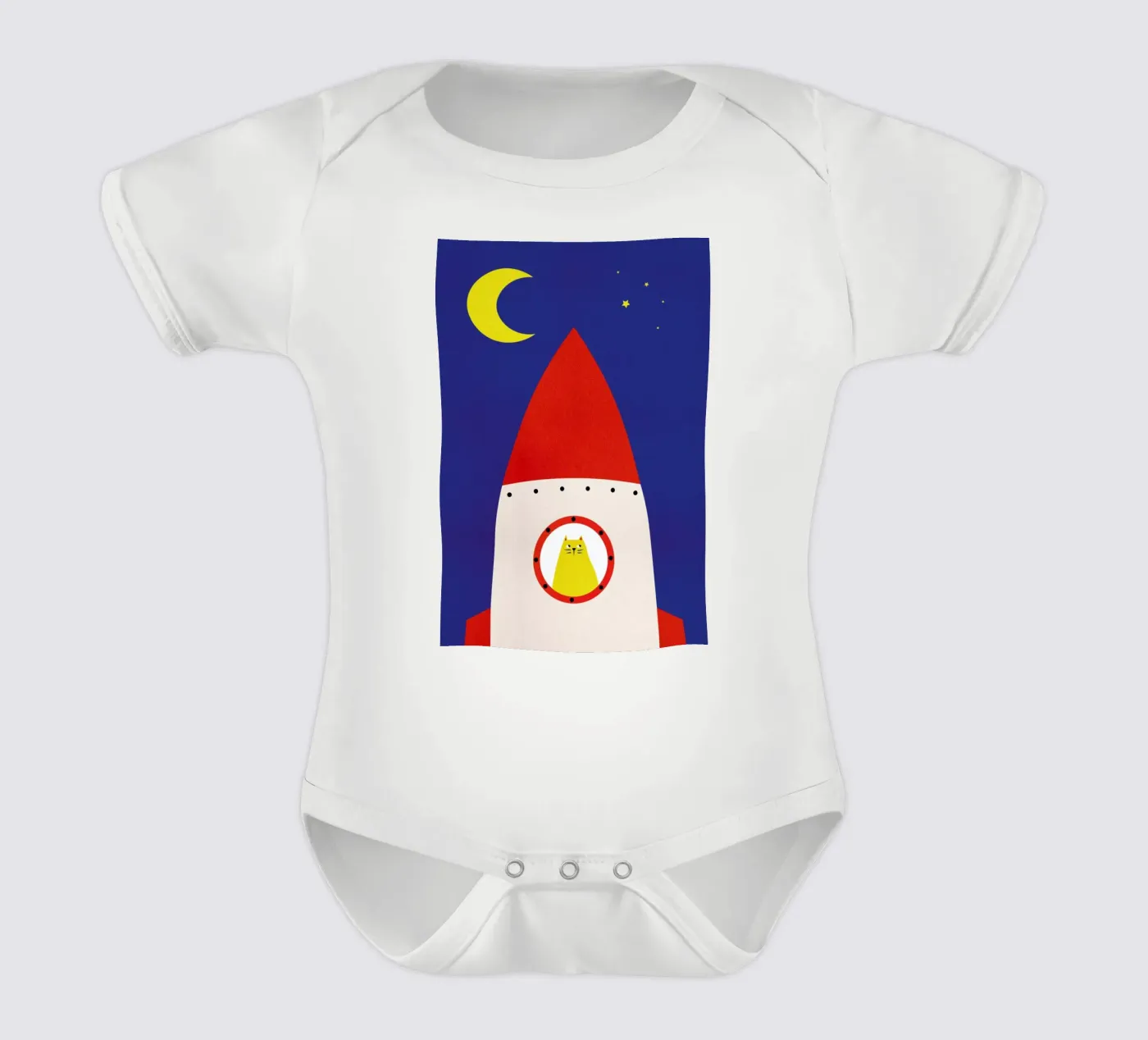 Off to Space body bébé de Little Flourishes