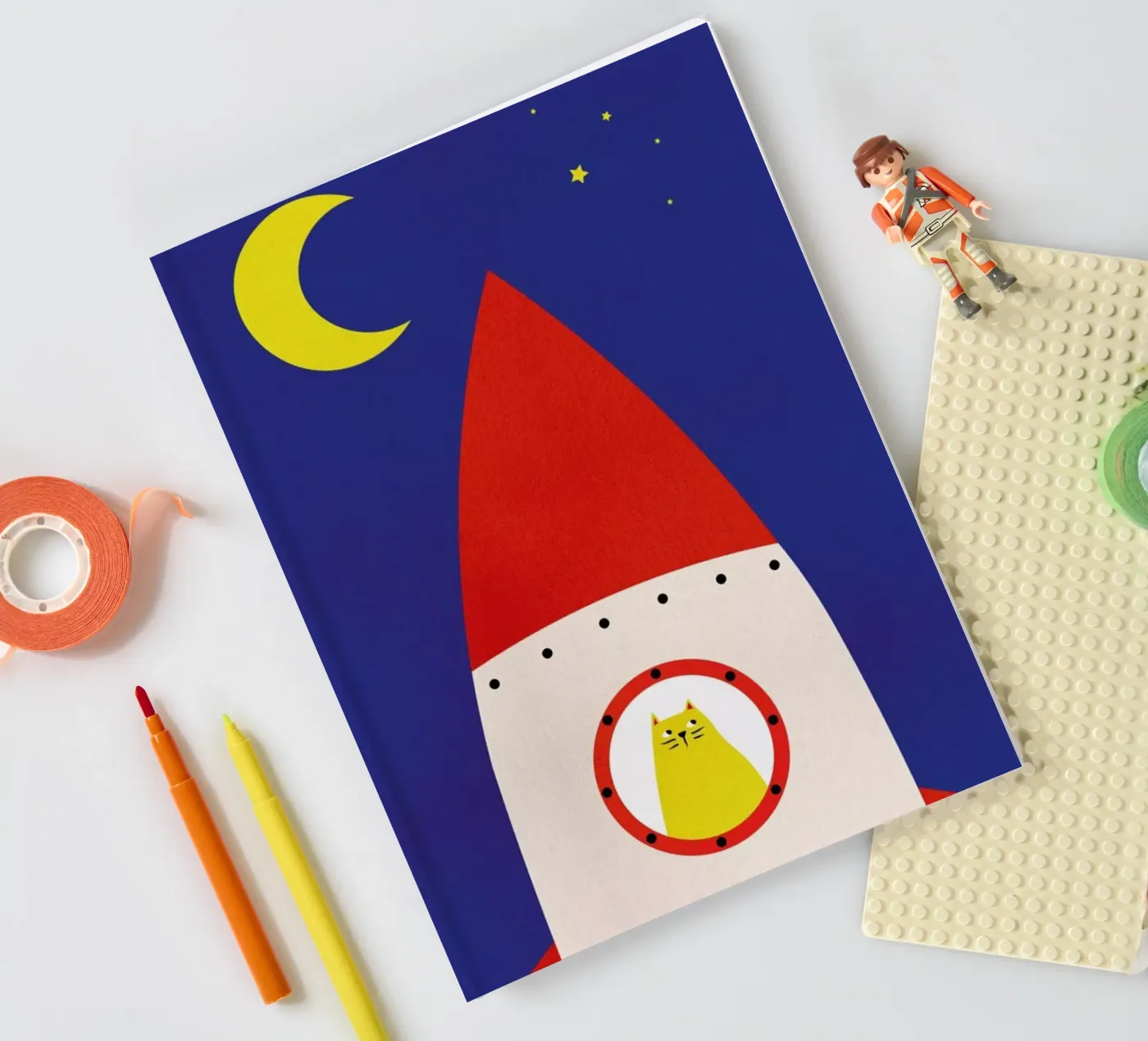 Off to Space notebook by Little Flourishes