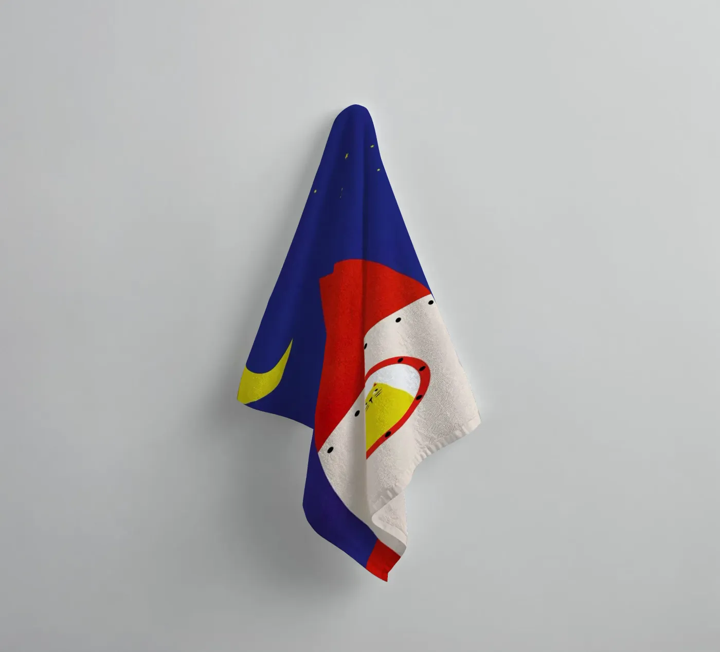 Off to Space towel by Little Flourishes