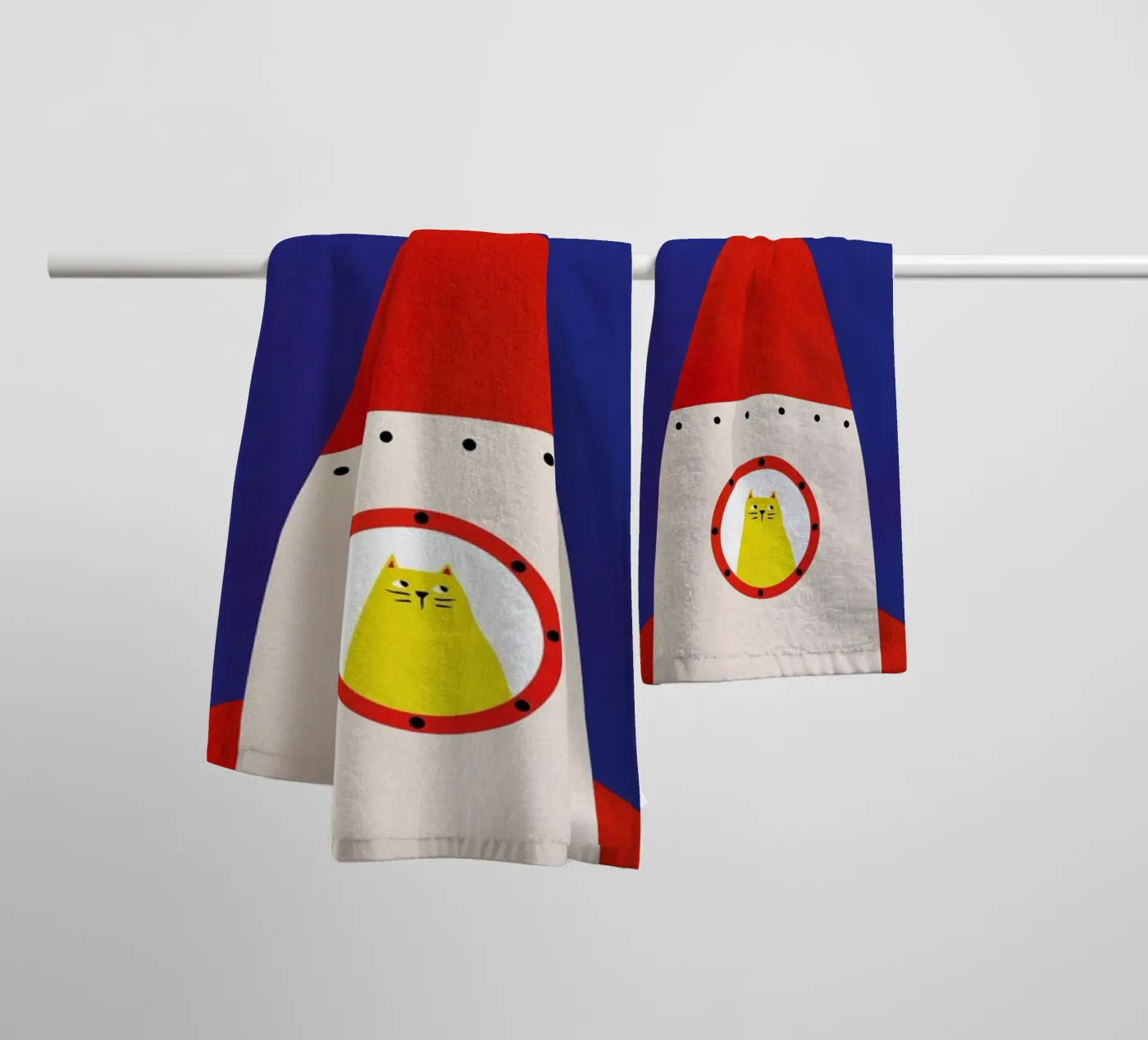 Off to Space towel by Little Flourishes