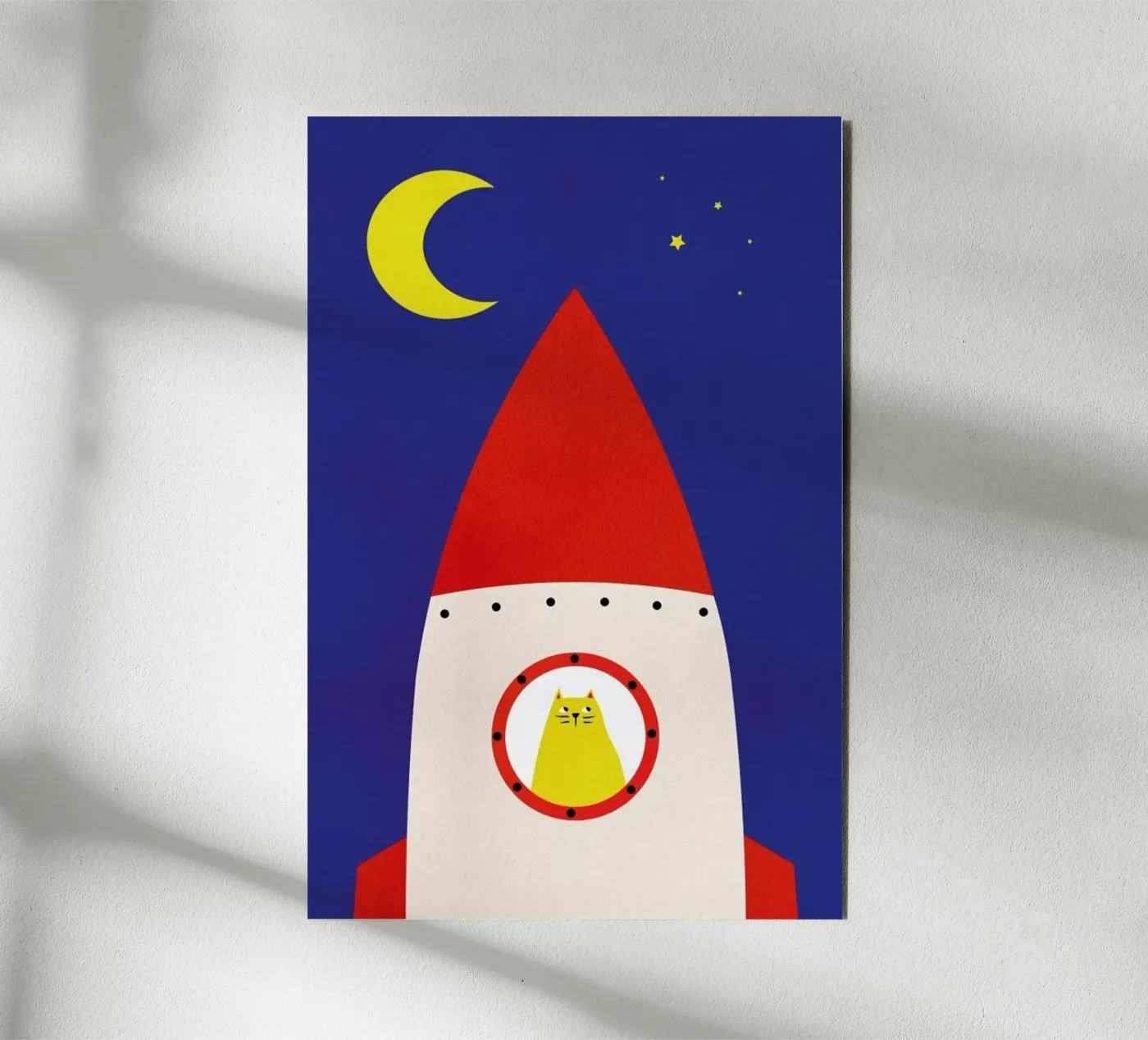 Off to Space alluminio dibond da Little Flourishes