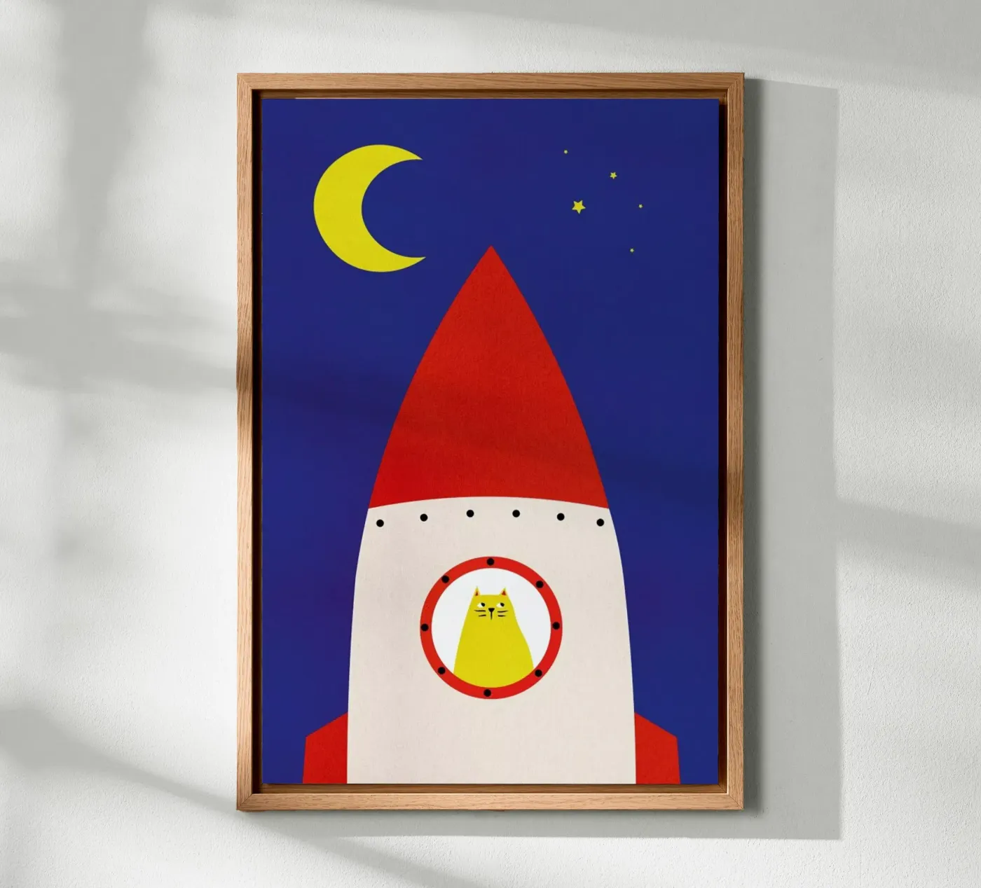 Off to Space canvas by Little Flourishes