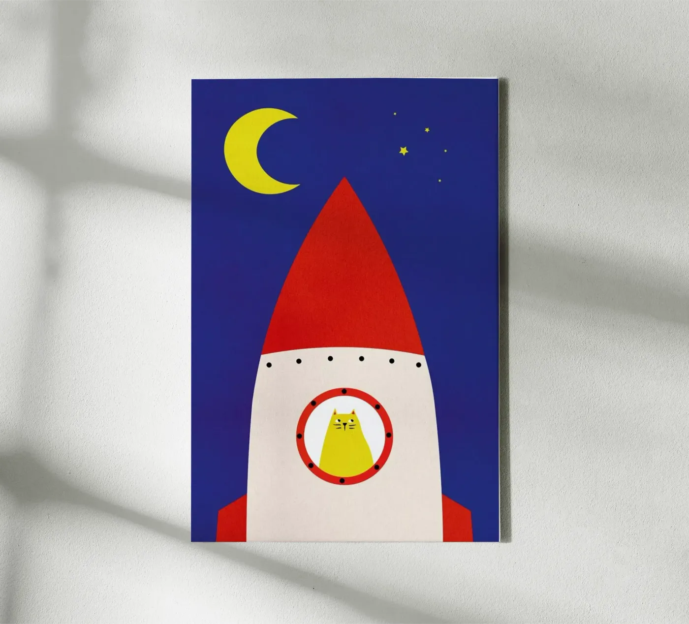 Off to Space canvas by Little Flourishes