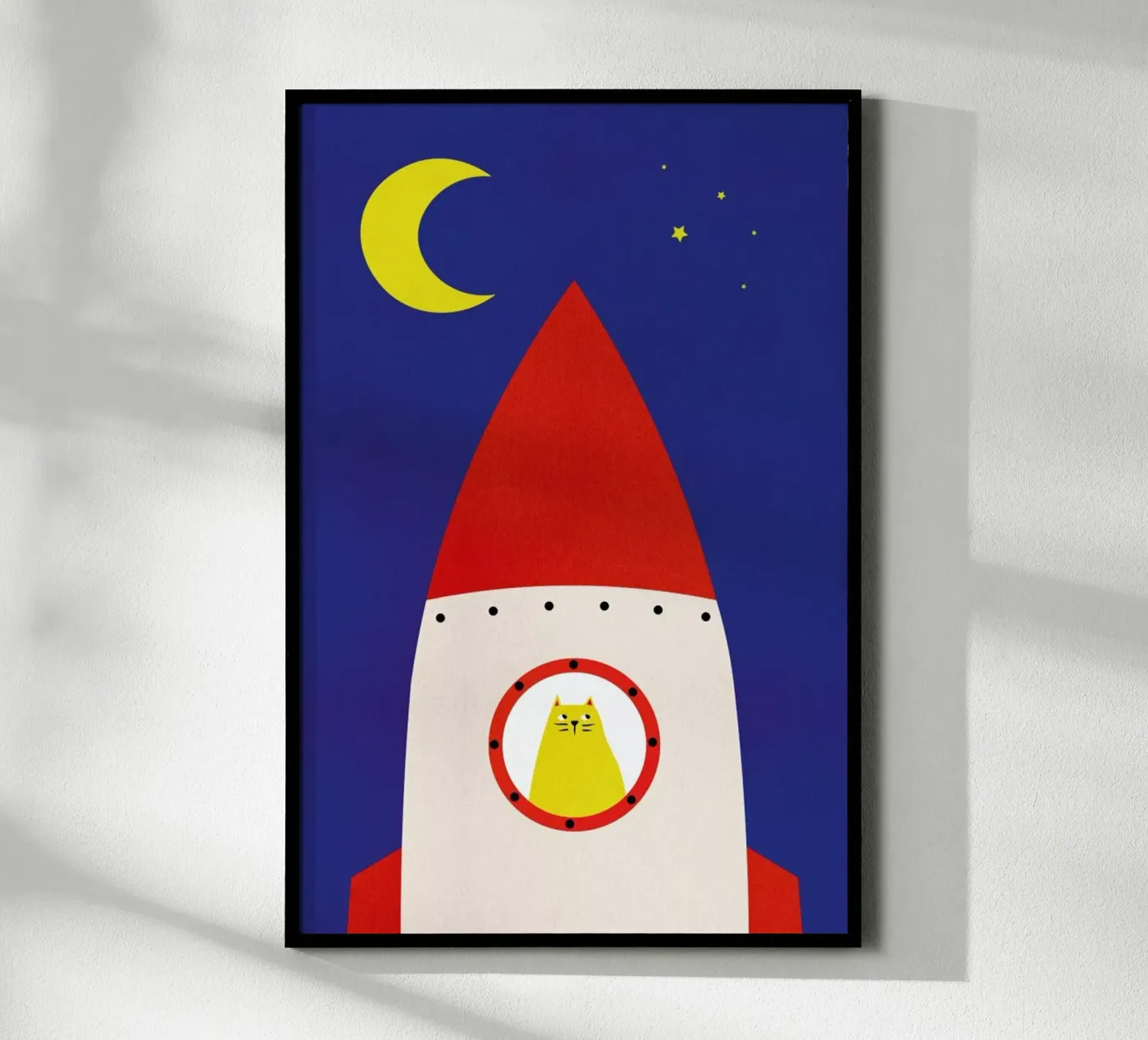 Off to Space poster by Little Flourishes