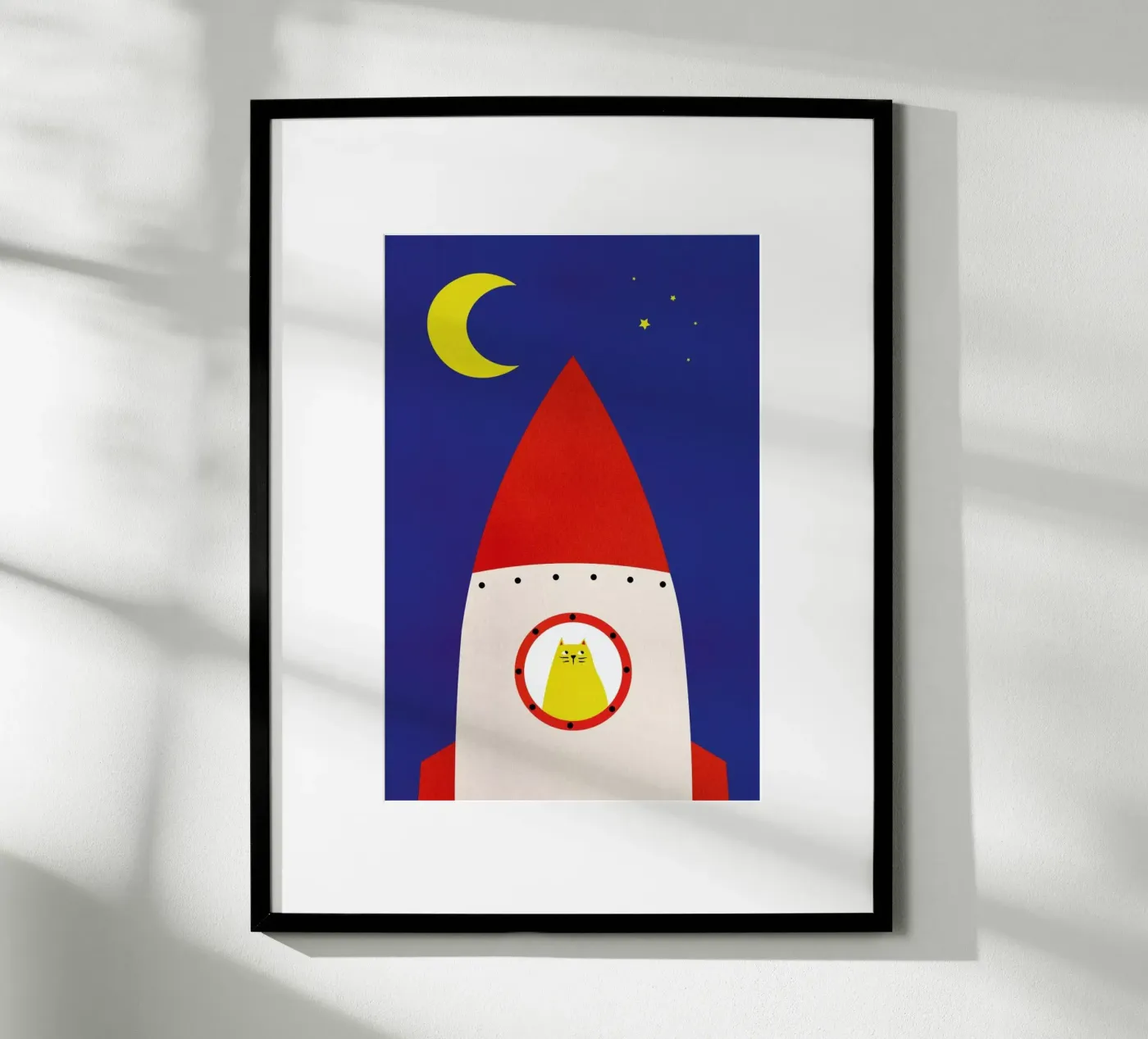 Off to Space poster by Little Flourishes