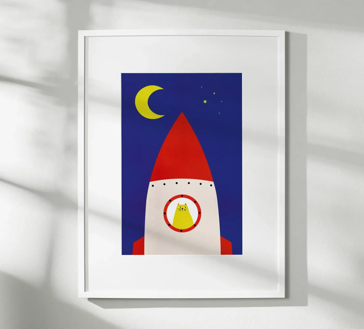 Off to Space poster by Little Flourishes