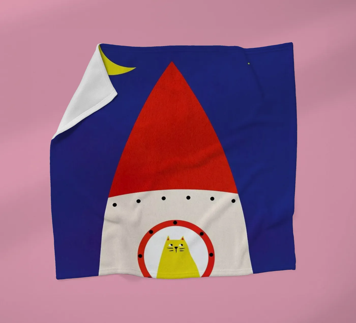 Off to Space coperta in pile da Little Flourishes