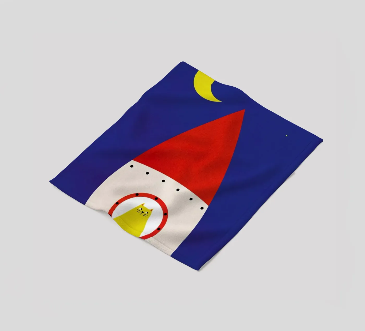 Off to Space coperta in pile da Little Flourishes