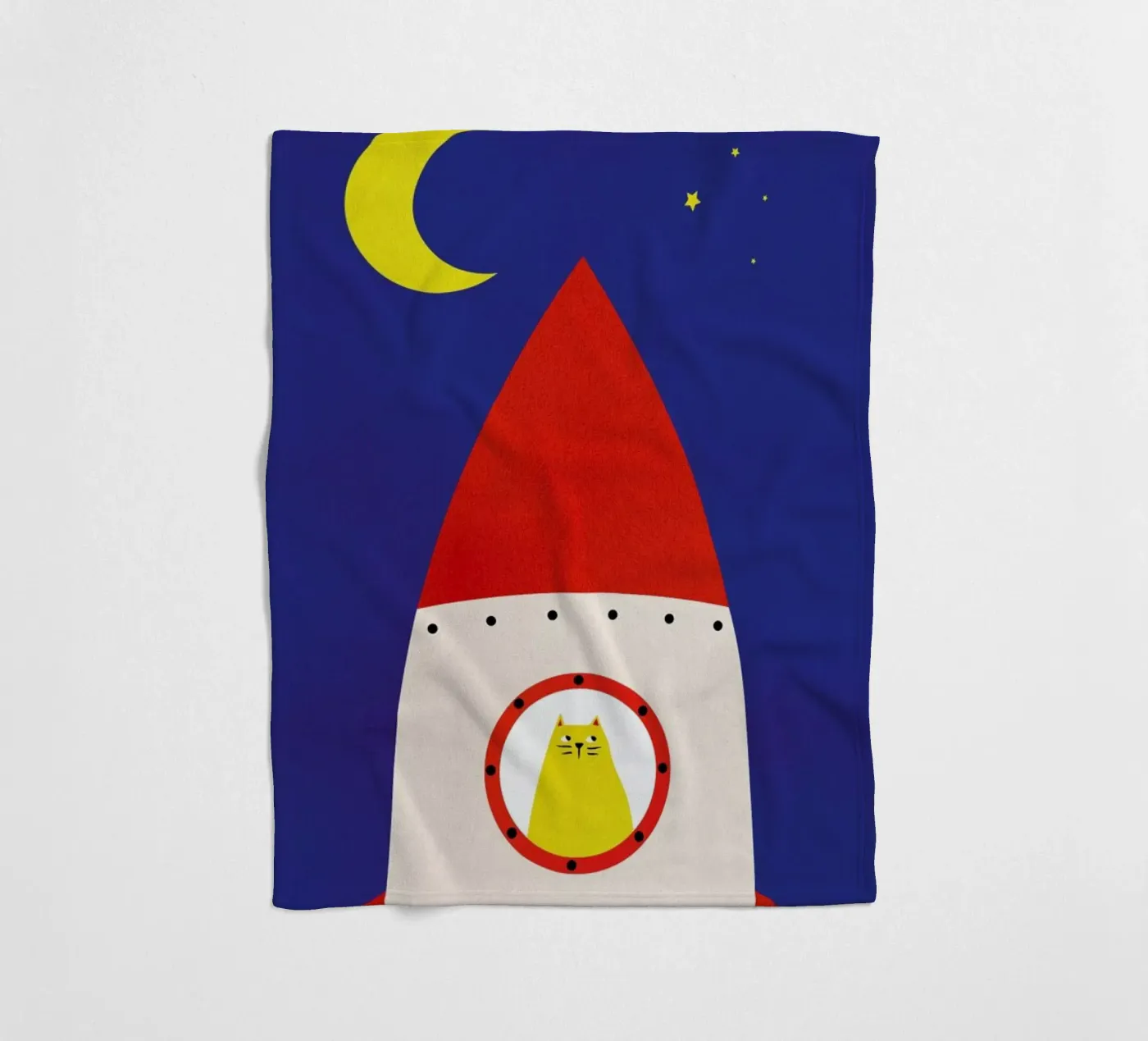 Off to Space coperta in pile da Little Flourishes