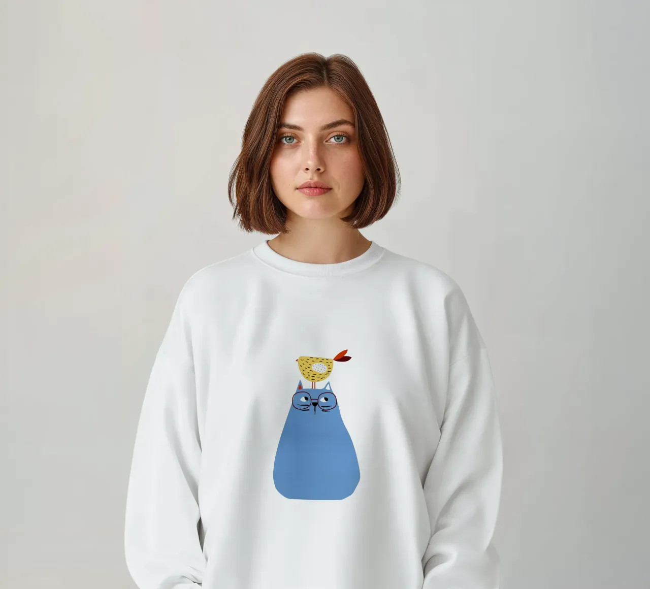 A Very Patient Cat sweatshirt by Little Flourishes