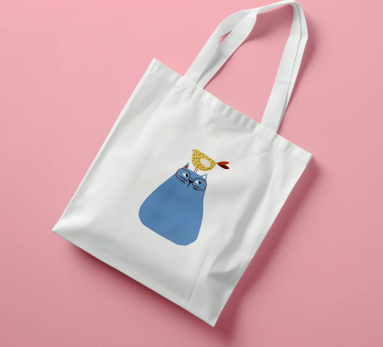 A Very Patient Cat tote bag by Little Flourishes