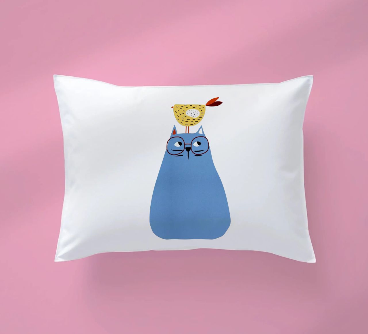 A Very Patient Cat coussin de Little Flourishes