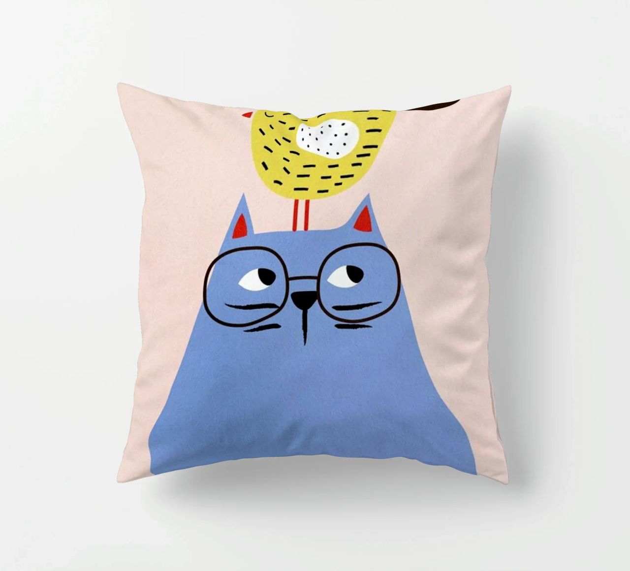 A Very Patient Cat coussin de Little Flourishes