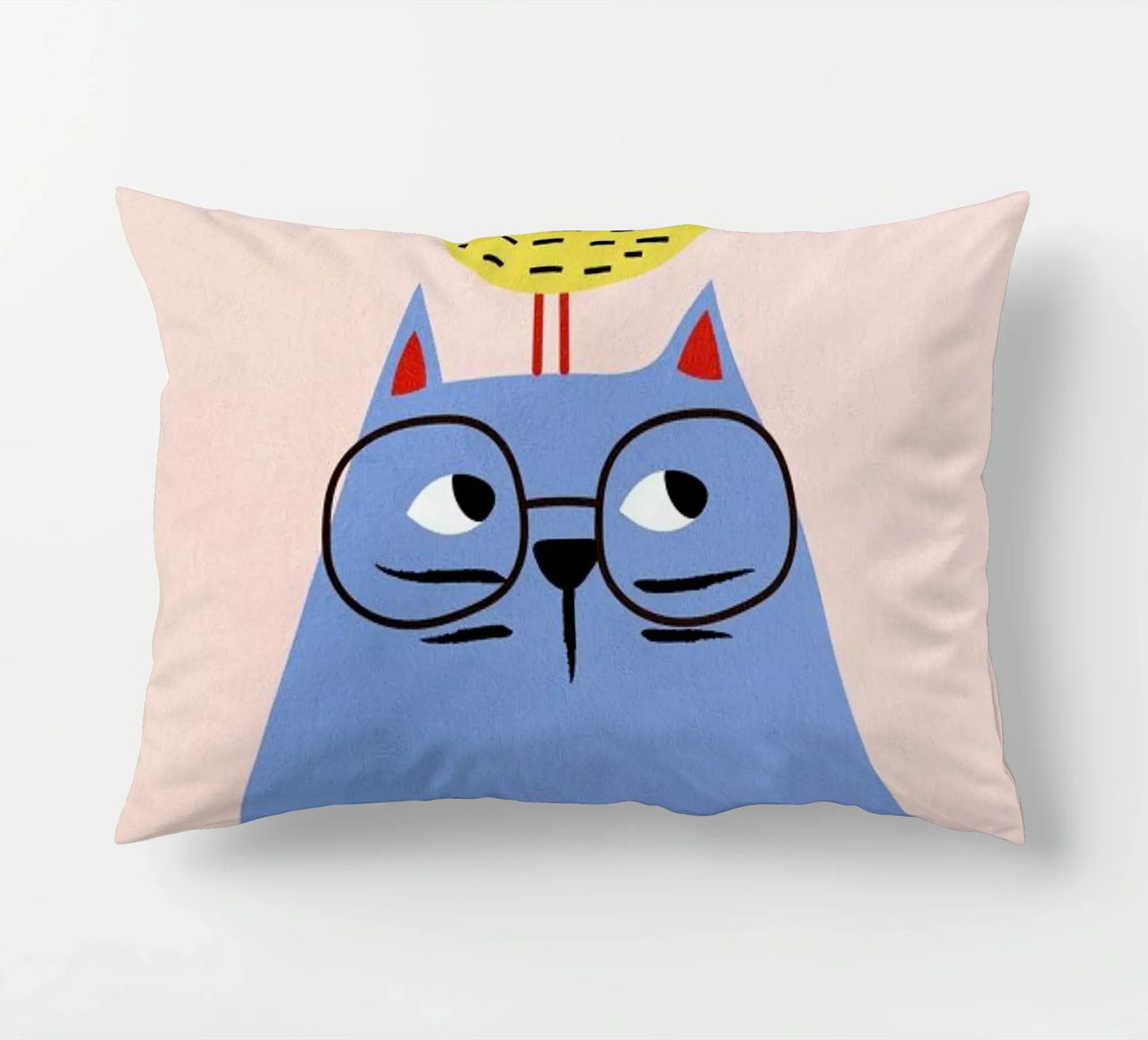 A Very Patient Cat coussin de Little Flourishes