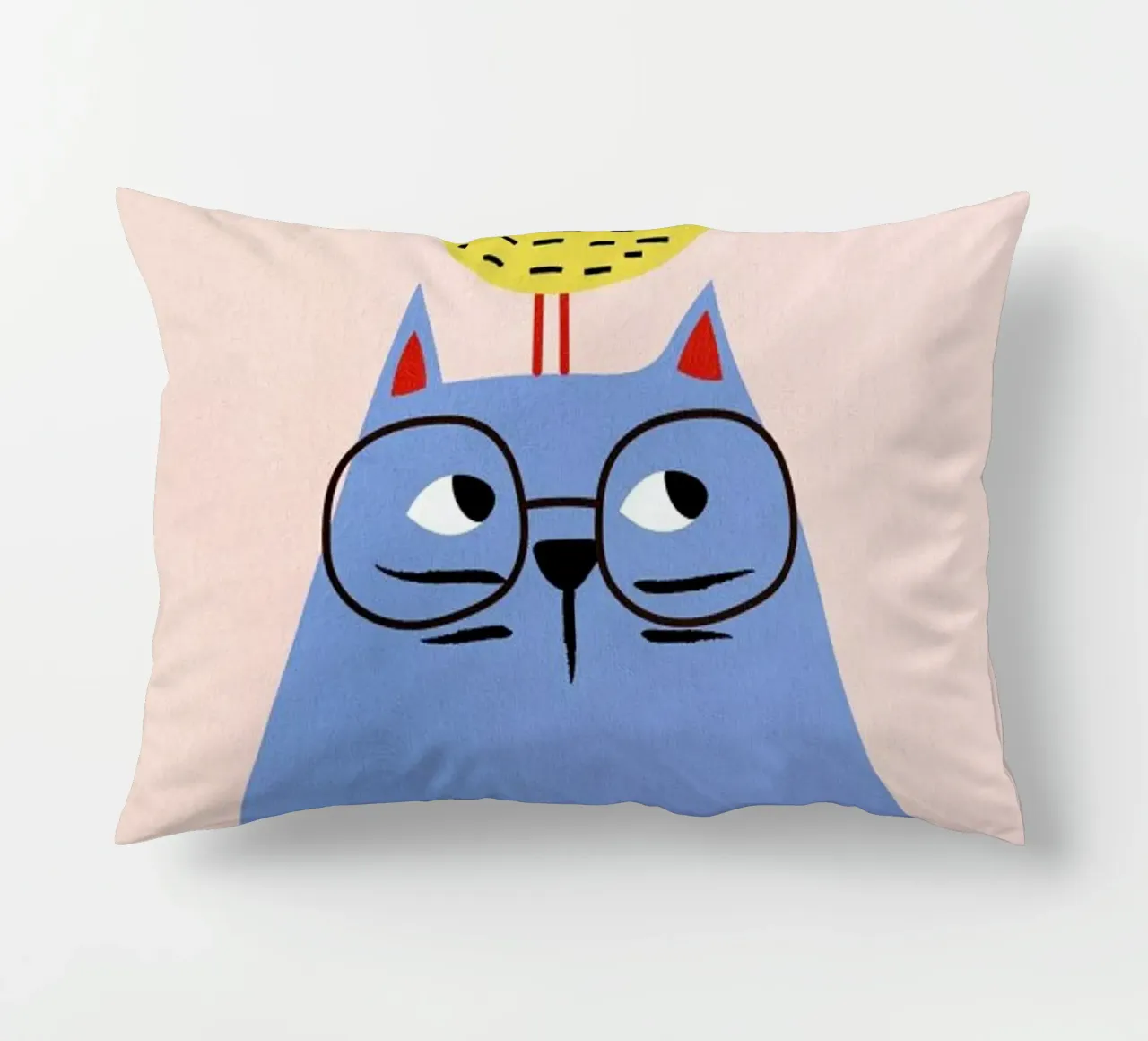 A Very Patient Cat cuscino da Little Flourishes