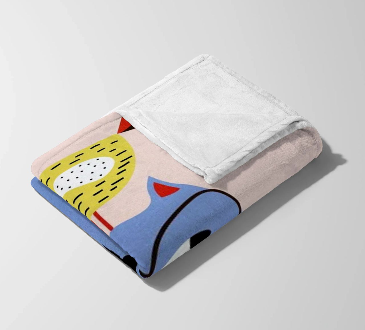 A Very Patient Cat fleece blanket by Little Flourishes