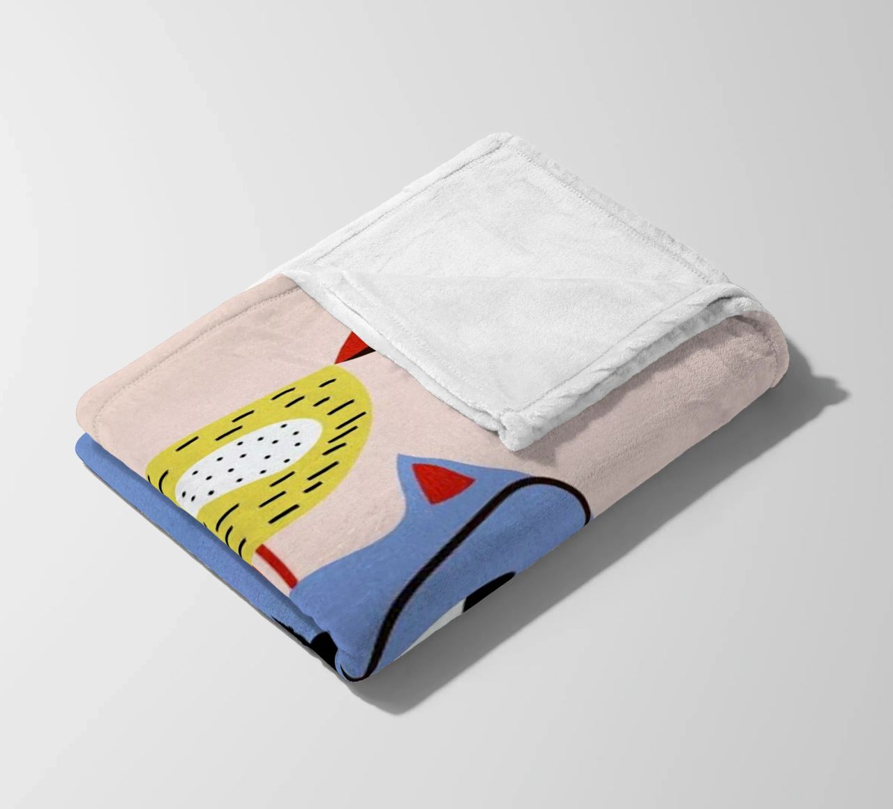 A Very Patient Cat fleece blanket by Little Flourishes
