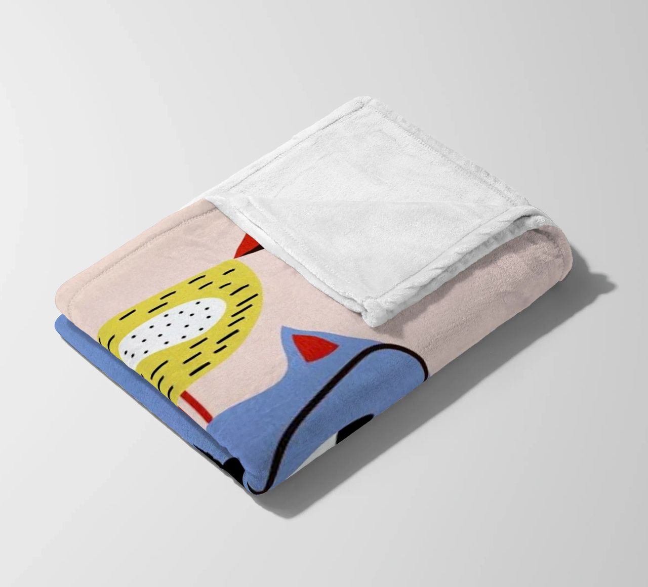 A Very Patient Cat fleece blanket by Little Flourishes