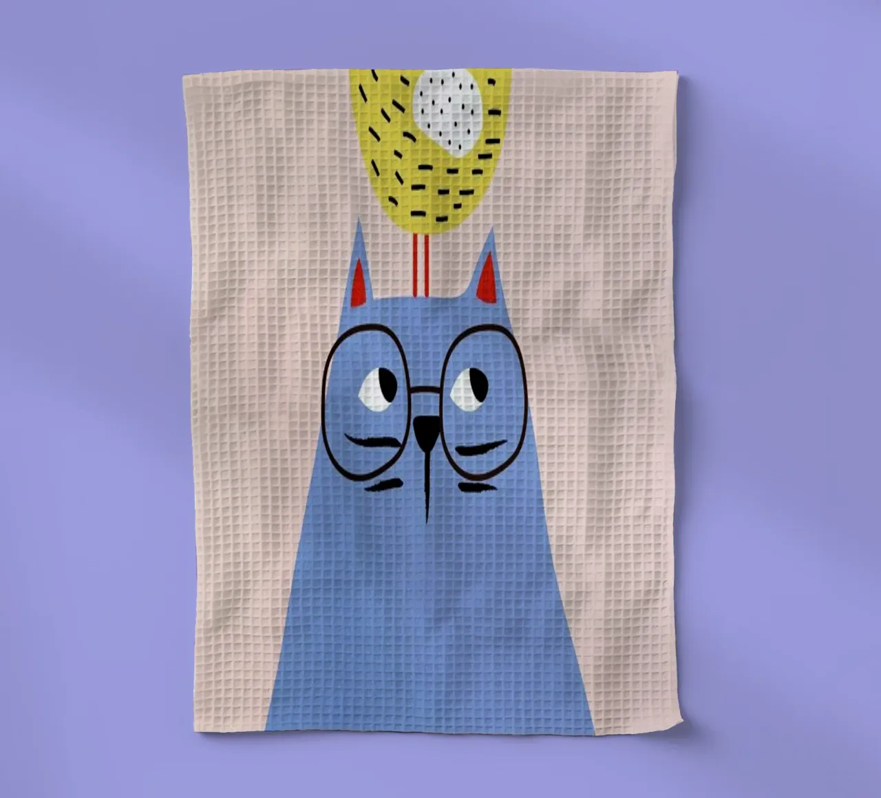 A Very Patient Cat canovaccio da cucina da Little Flourishes