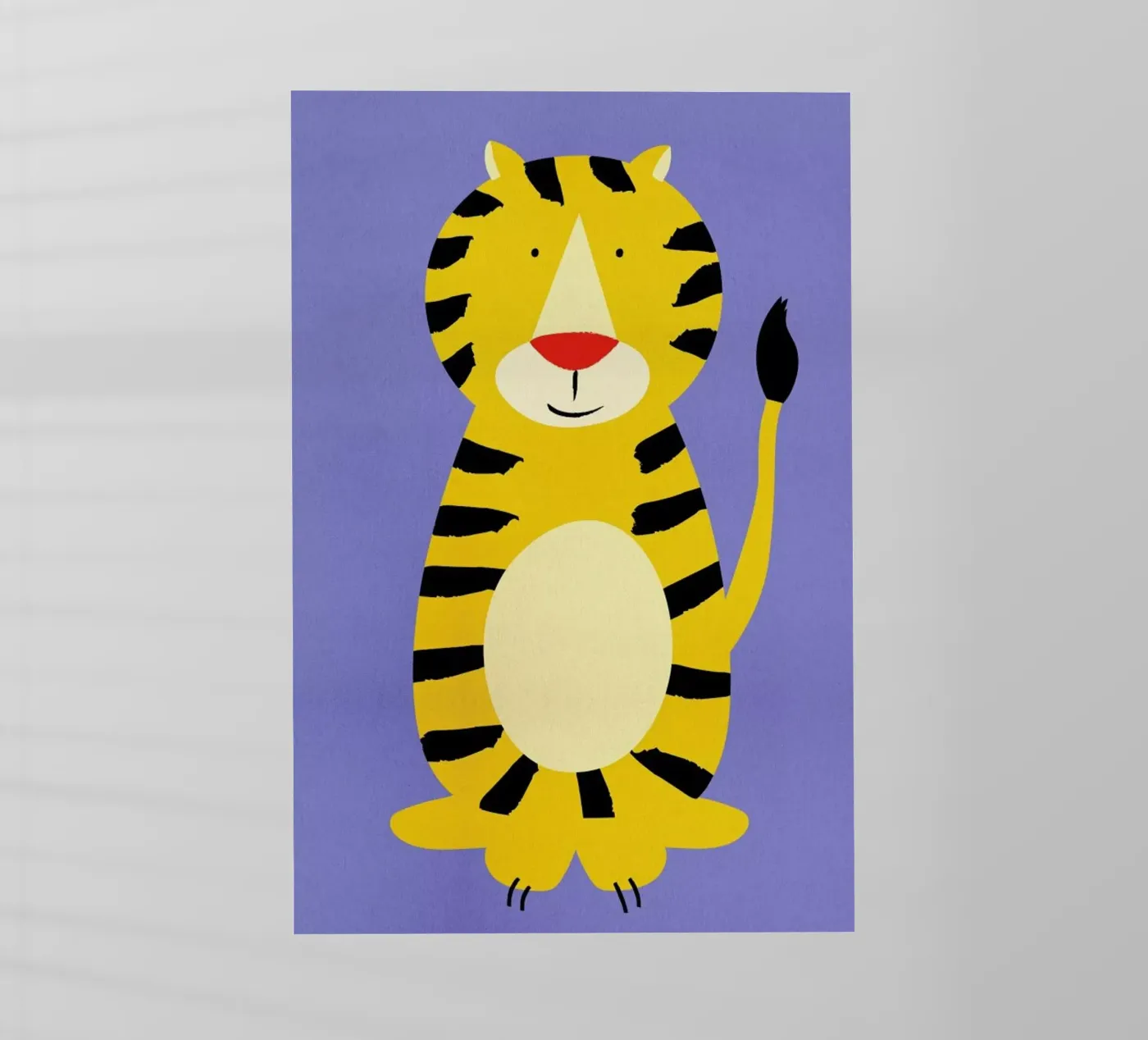 Friendly Tiger pellicola backlit da Little Flourishes
