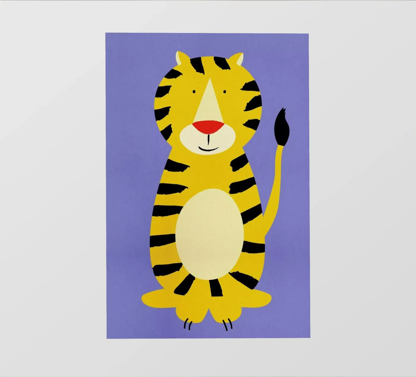 Friendly Tiger backlit folie van Little Flourishes