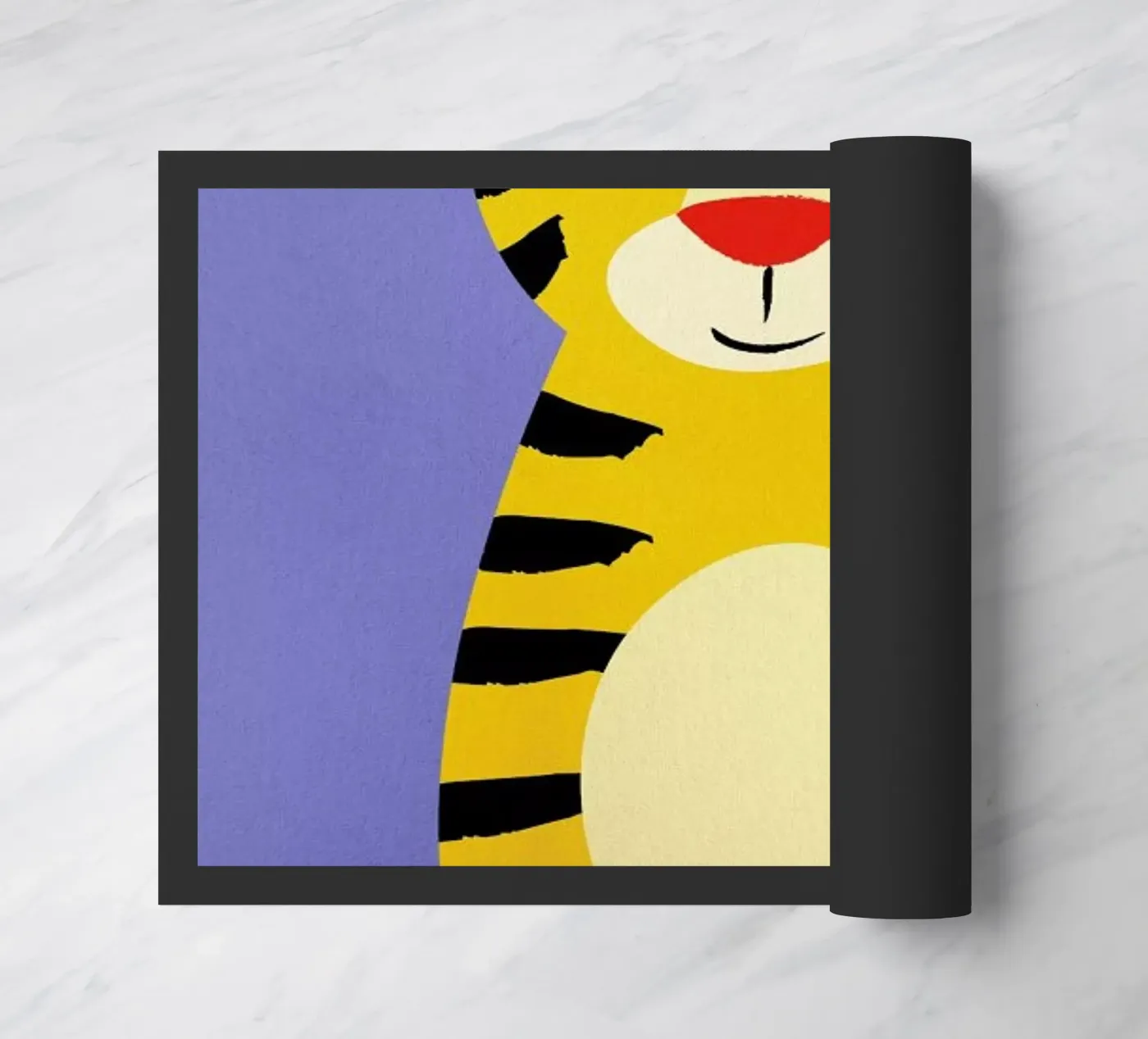 Friendly Tiger deurmat van Little Flourishes