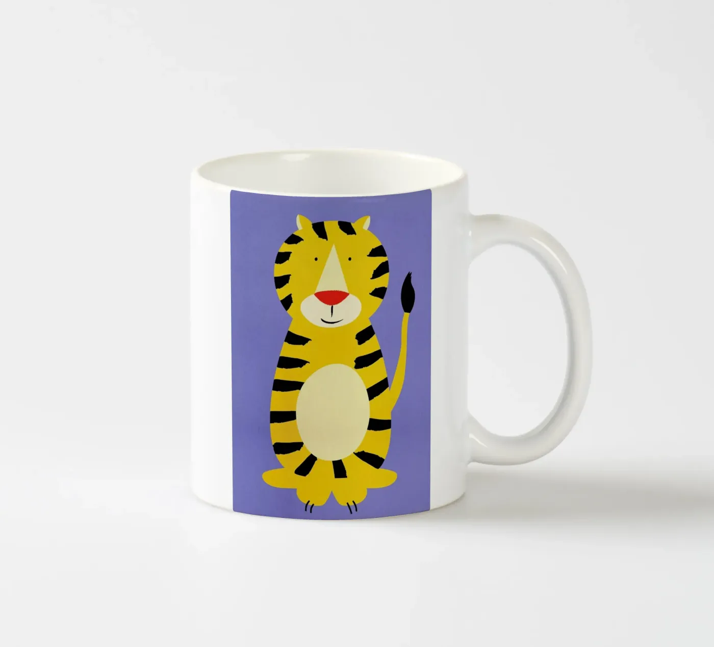 Friendly Tiger ceramic mug by Little Flourishes
