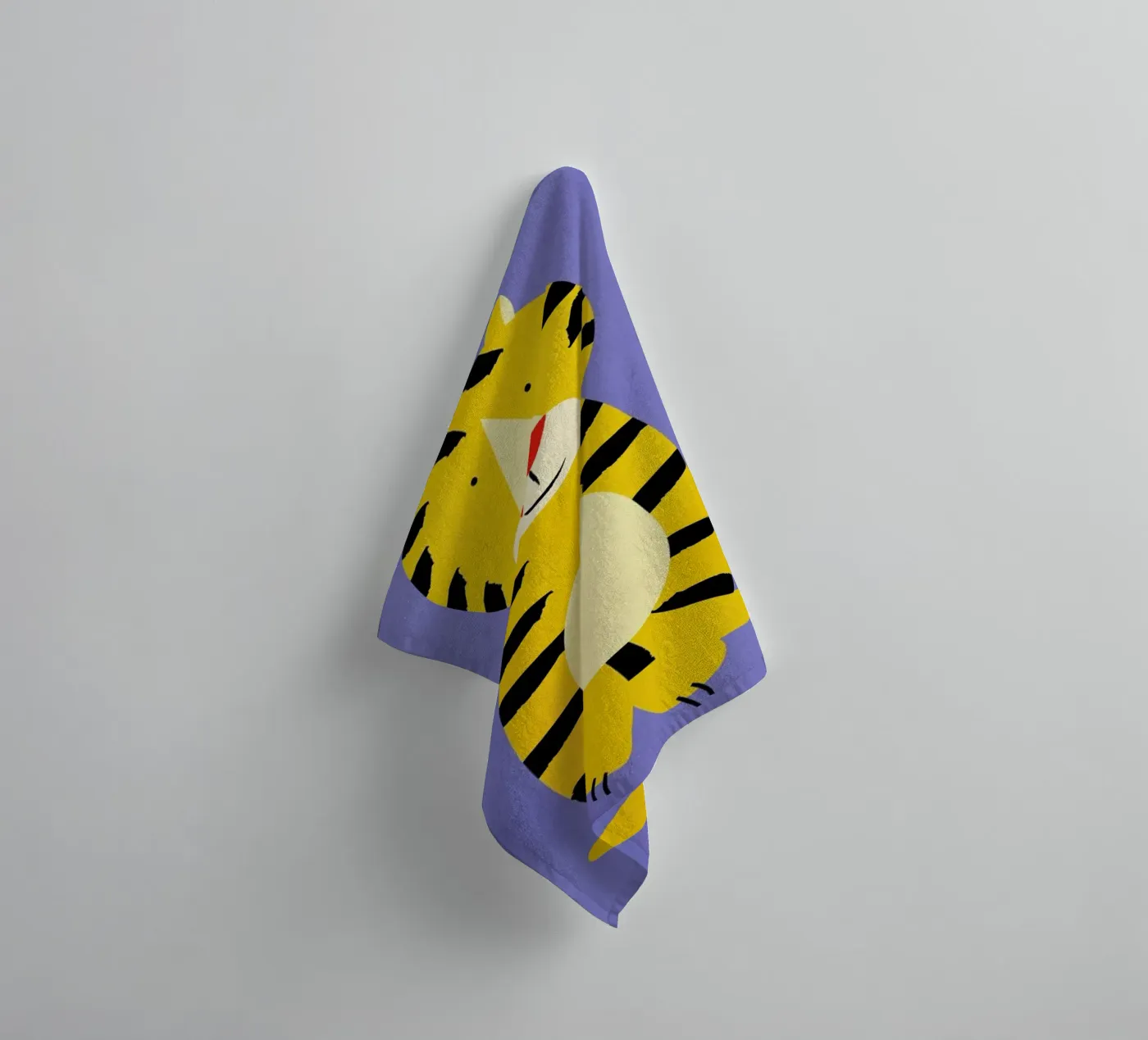 Friendly Tiger badhanddoek van Little Flourishes