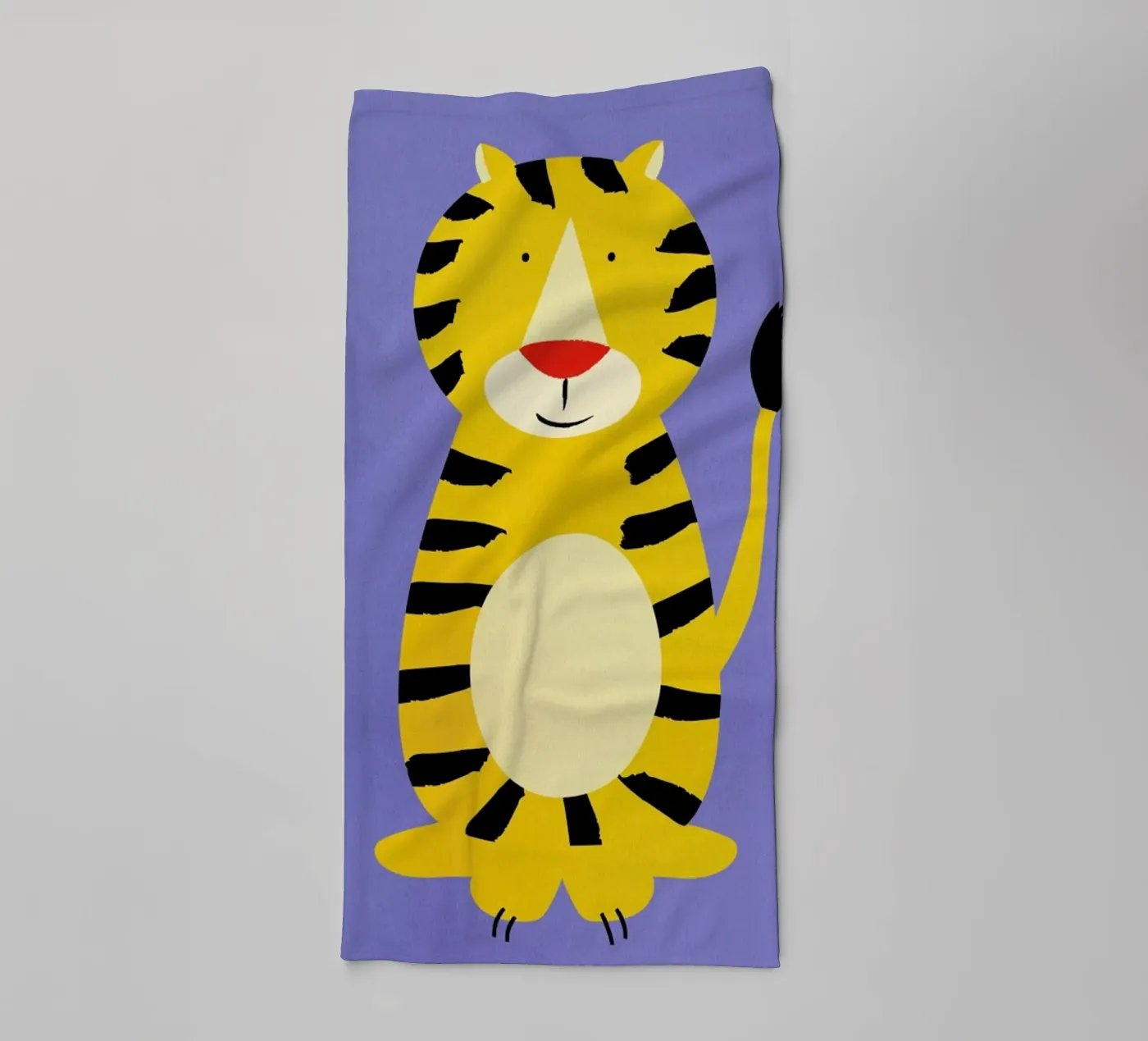 Friendly Tiger badhanddoek van Little Flourishes