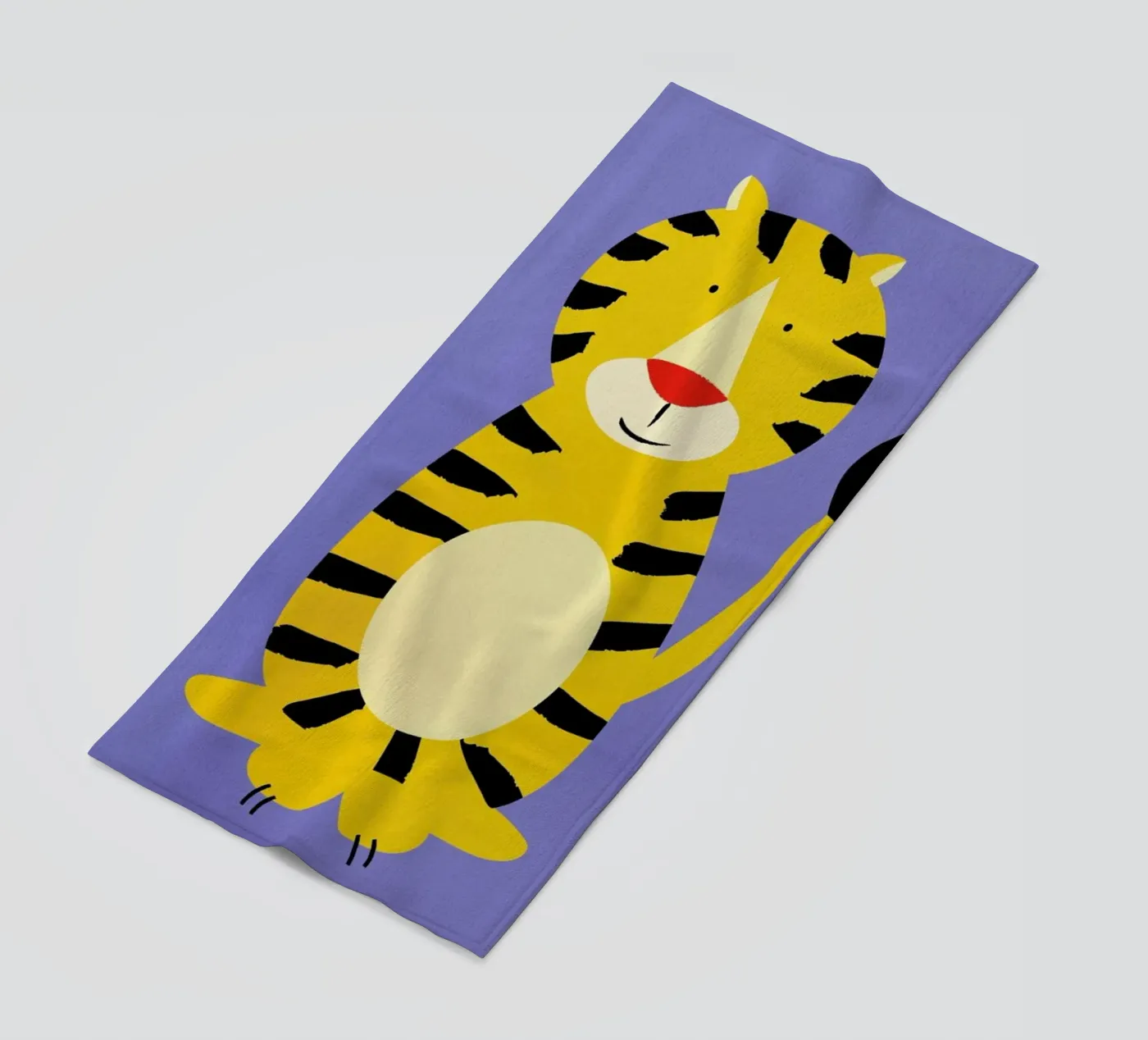 Friendly Tiger strandhanddoek van Little Flourishes