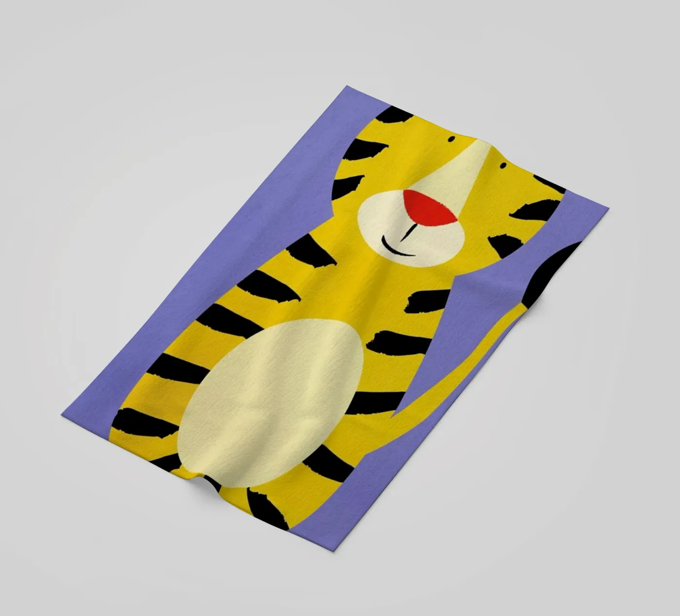 Friendly Tiger strandhanddoek van Little Flourishes