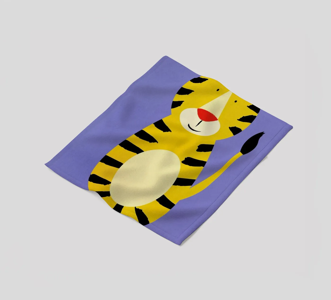 Friendly Tiger plaid polaire de Little Flourishes