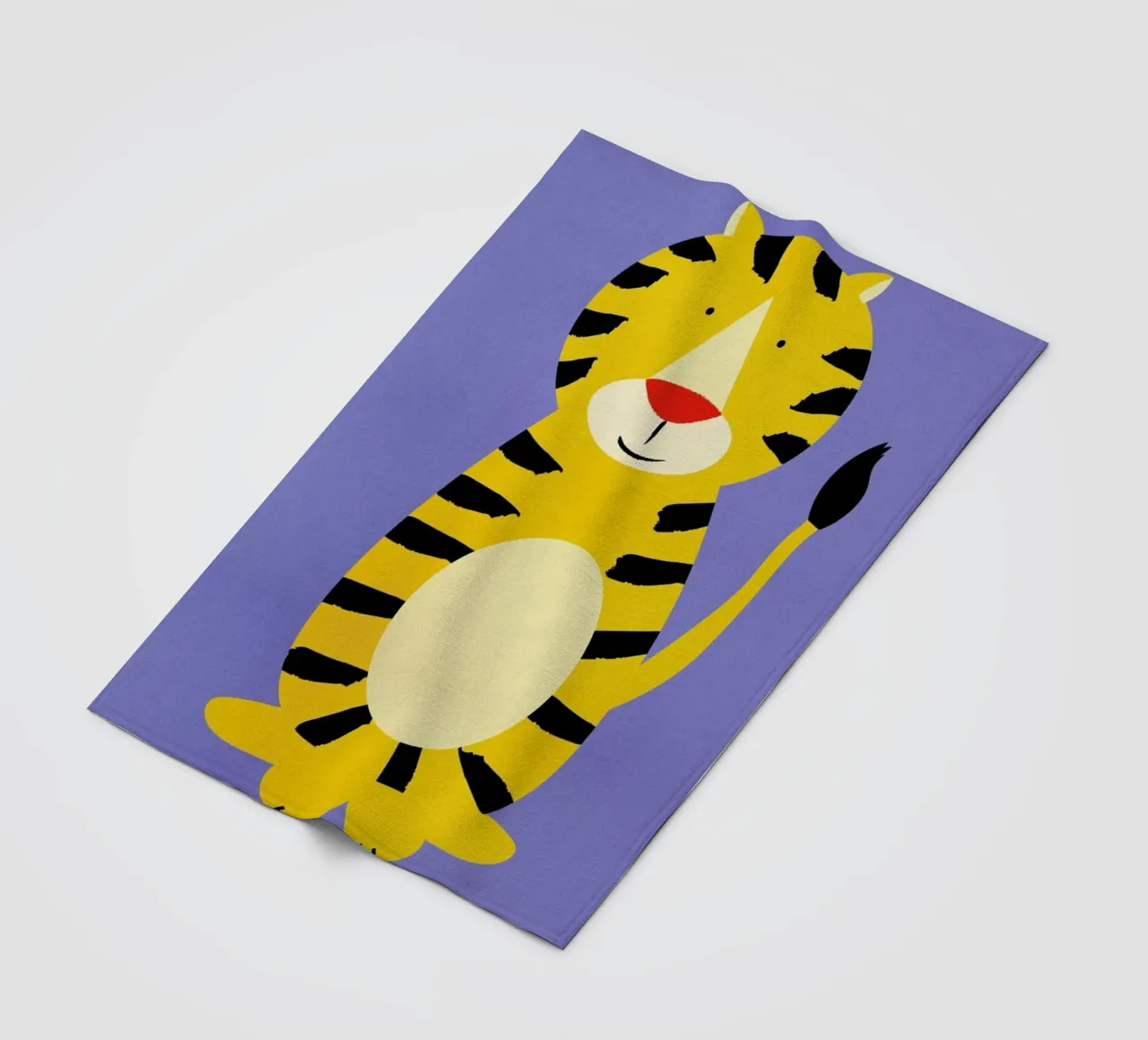 Friendly Tiger Fleecedecke von Little Flourishes