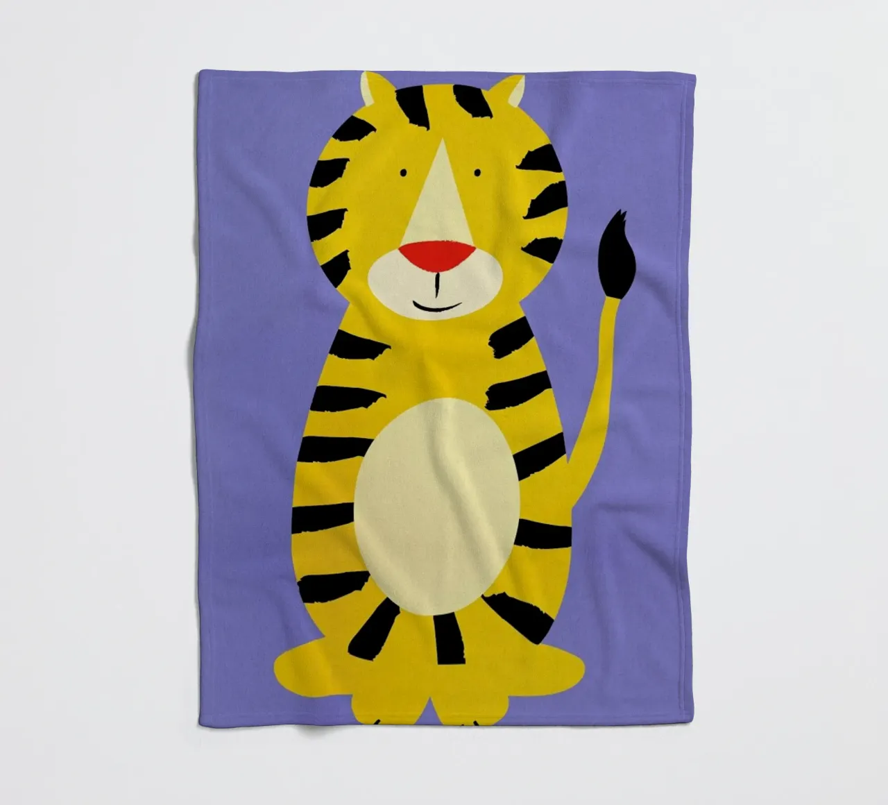 Friendly Tiger Fleecedecke von Little Flourishes