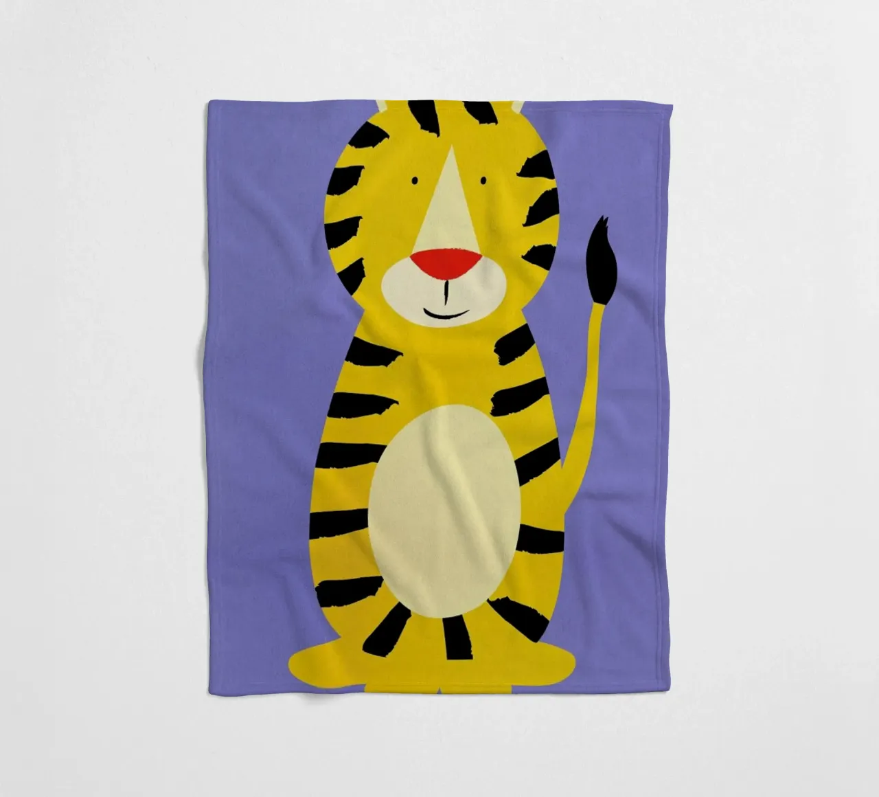 Friendly Tiger Fleecedecke von Little Flourishes