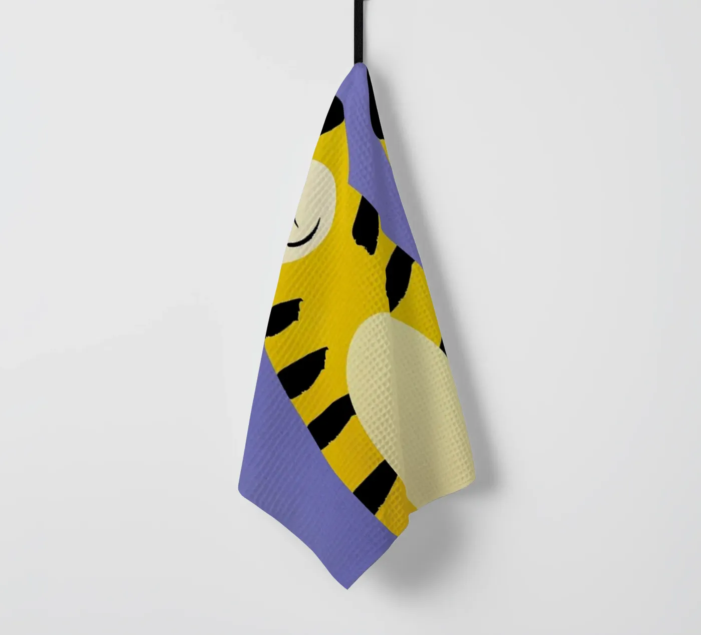 Friendly Tiger tea towel by Little Flourishes